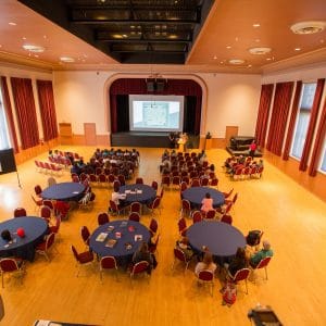 ashurst hall on campus at nau in flagstaff
