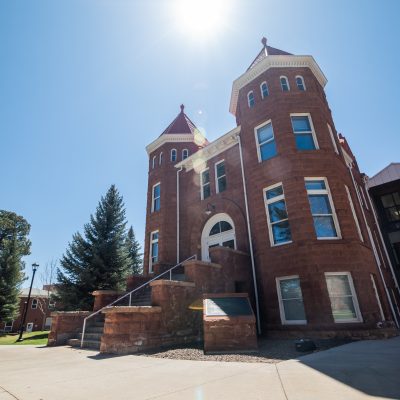 Old Main on the N A U Flagstaff mountain campus