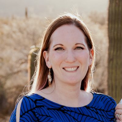 A photo of Katie Gerrich, a NAU 2001 graduate in Music Education.