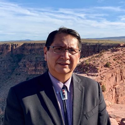 Jonathan Nez at the Grand Canyon