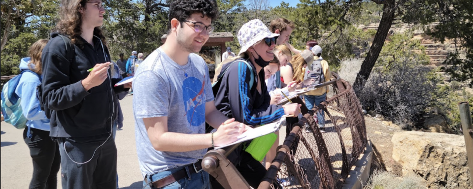 AST184L Class at the Grand Canyon