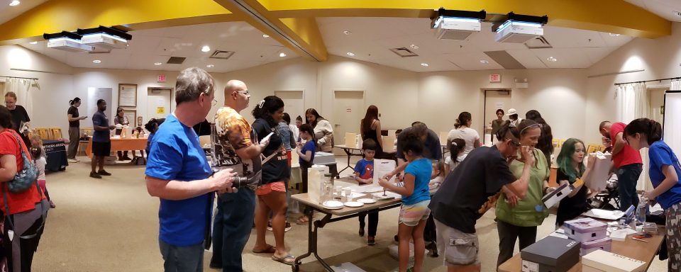 Family Science Night at the Roswell Public Library, Oct. 13, 2023.