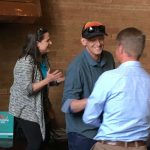 Dr. Wilder and Dr. Marks give award to Dr. Nieto.