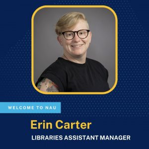 The image shows a person with blond hair and glasses. The long description repeats the text.