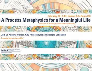 A flyer for Spring 2025 Colloquium talk 1.