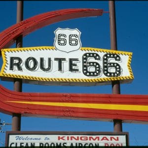 On the road & signs - Kingman to Oatman, Arizona