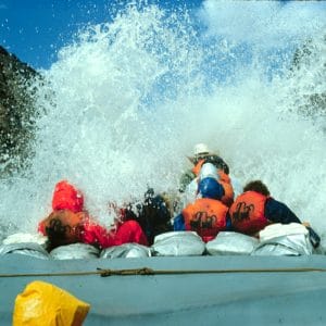 Ariz., Grand Canyon Colorado River, white/water raft.