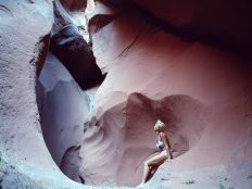 Katie Lee in Grotto Canyon from Full Circle Exhibit