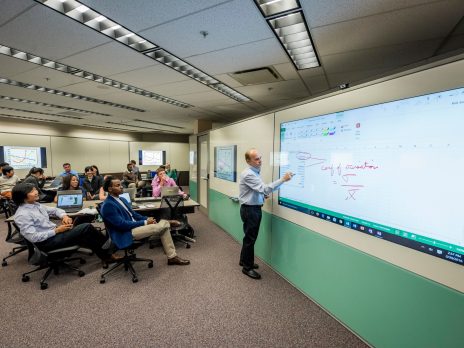 NAU class in the Cline Library learning studio