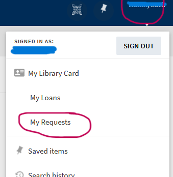 Library account