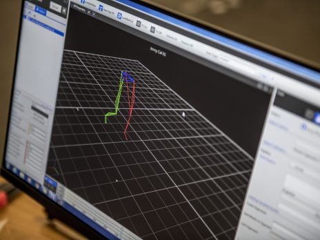 photo of engineering program on a computer screen