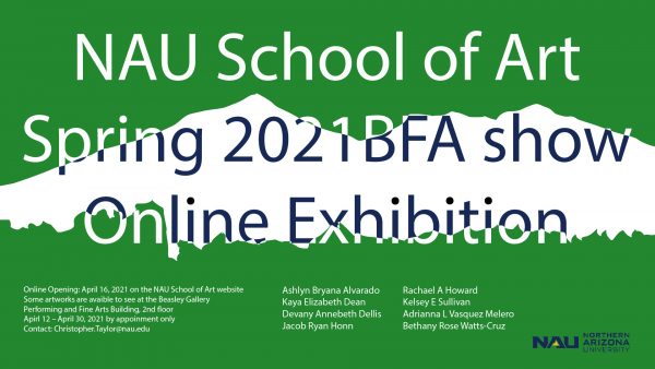 Spring BFA exhibition poster