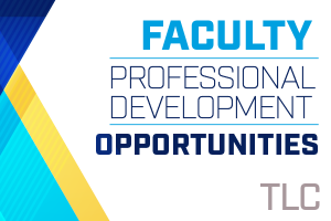 Faculty Professional Development Opportunities