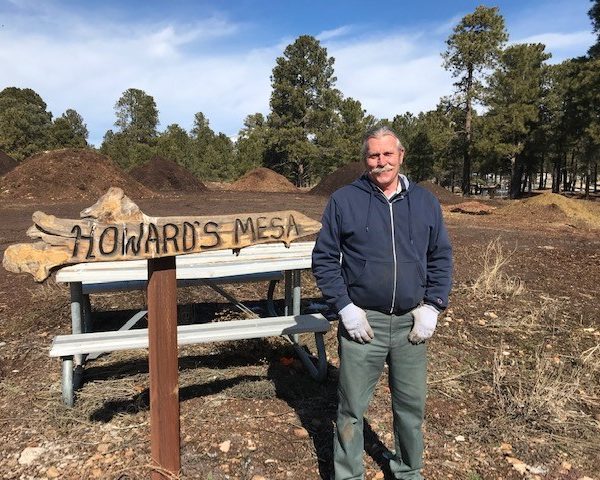 Howard at Howard's Mesa sign