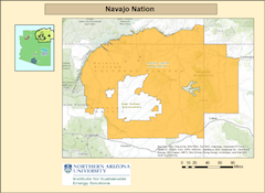 navajo nation map