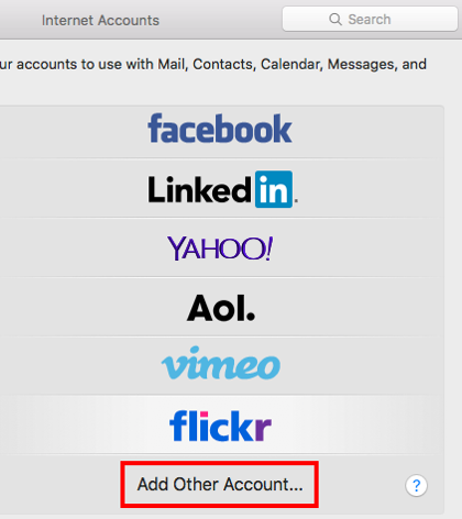 Mac - LDAP - Add Other Account