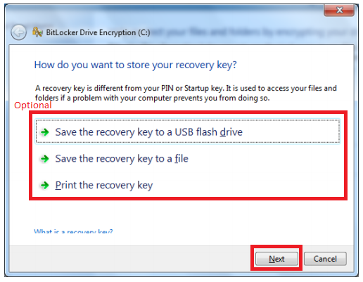 Windows 8 - BitLocker Drive Encryption Optional