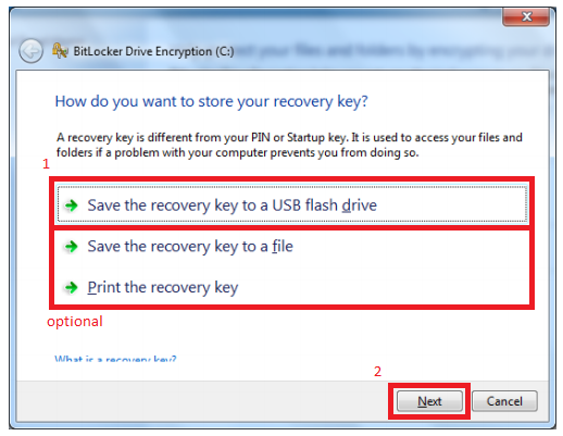 Windows 8 - BitLocker Drive Encryption USB