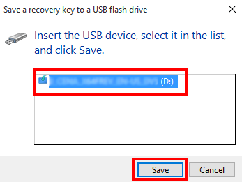 Windows 10 - BitLocker USB
