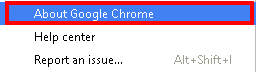 Discovering your System - Chrome - About Google Chrome