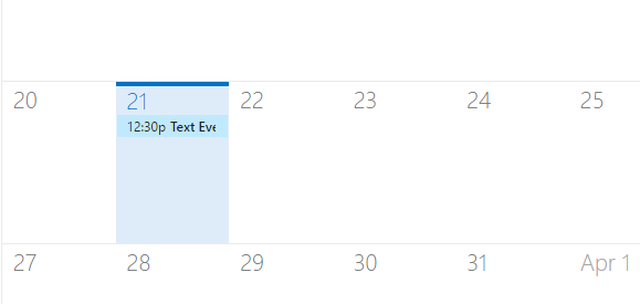 OWA 2016 - Calendar - Creating Calendar Events 7