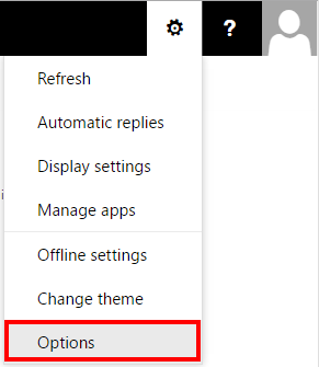 OWA 2016 - Options - Enabling Light Version 2