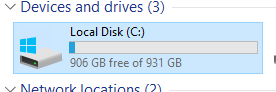 Windows 10 - Local Disk