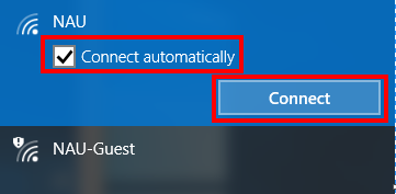 Windows 10 - NAU Connect