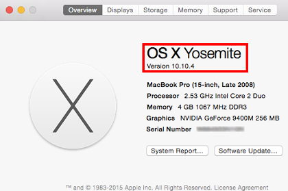 Discovering your System - OS X System