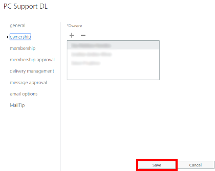 OWA 2016 - Options - Owners Save