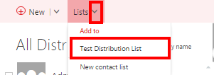 S4B - Outlook WebApp - Adding Distribution List - Step 9