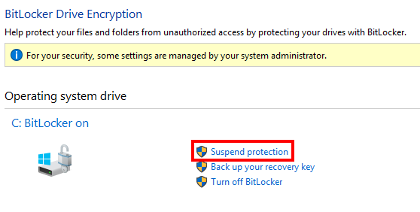 Windows 10 - Suspend Protection