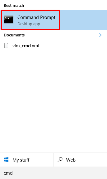 Windows 10 - MAC Address - Cmd