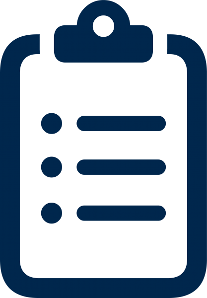 An icon of a clipboard