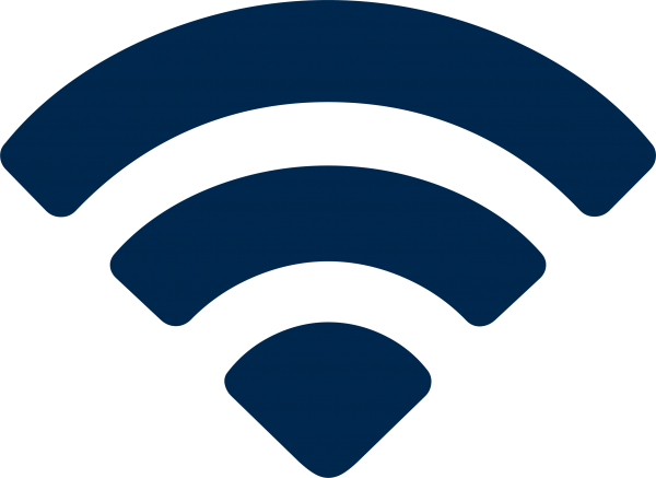 A Wi-Fi symbol.