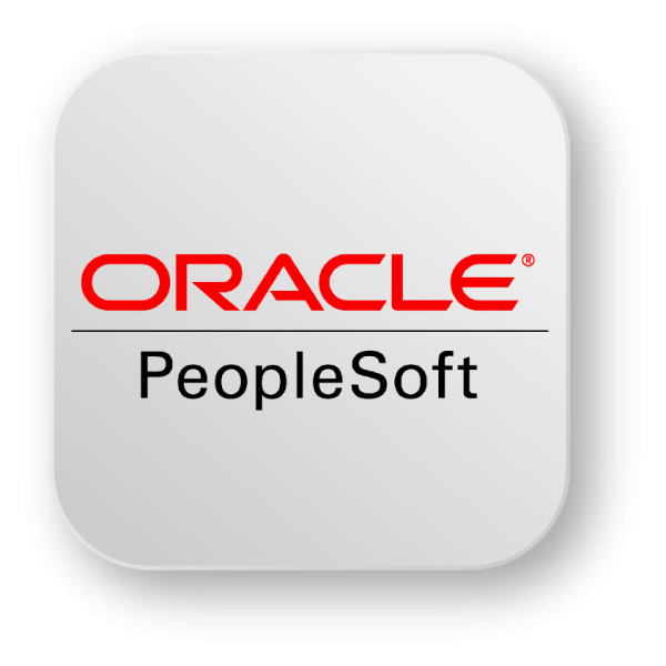 An icon showing the modernized Oracle PeopleSoft logo.
