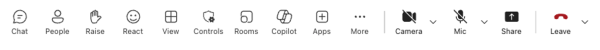 Microsoft Teams Control Bar