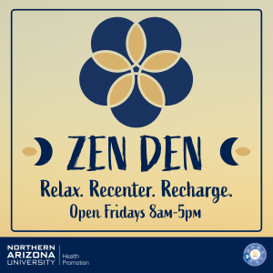 Zen Den. Relax. Recenter. Recharge.