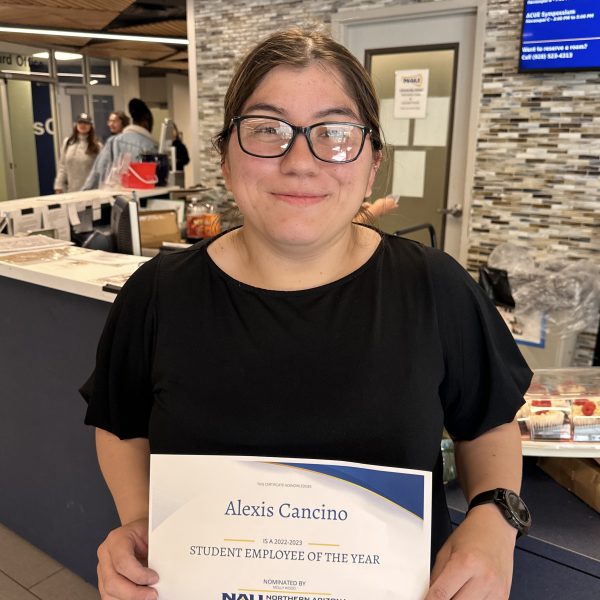 photo of Alexis Cancino, student employee of the year award winner