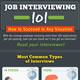 A thubmnail for the Job Interviewing 101 infographic