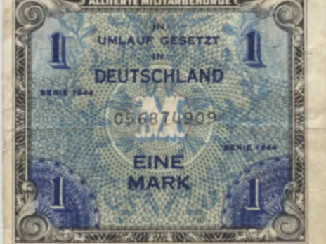 Allied Currency from Occupied Germany post-WWII