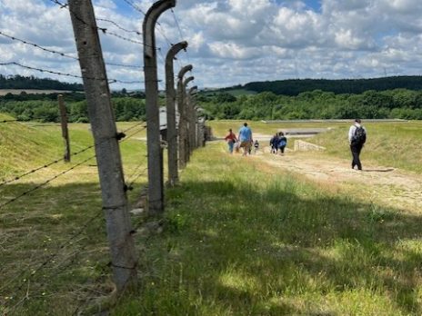 MSI trip participants in Europe touring concentration camps