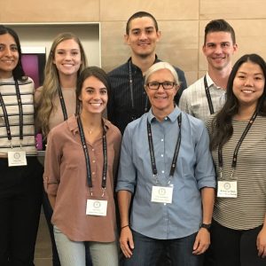 “Current and former lab members at the 2018 Arizona Physiological Society Meeting. Back row: Hannah, Nadja, Lindsey, Armando, and Ethan. Front row: Ciara, Dr. T, Anna, and Savannah.”
