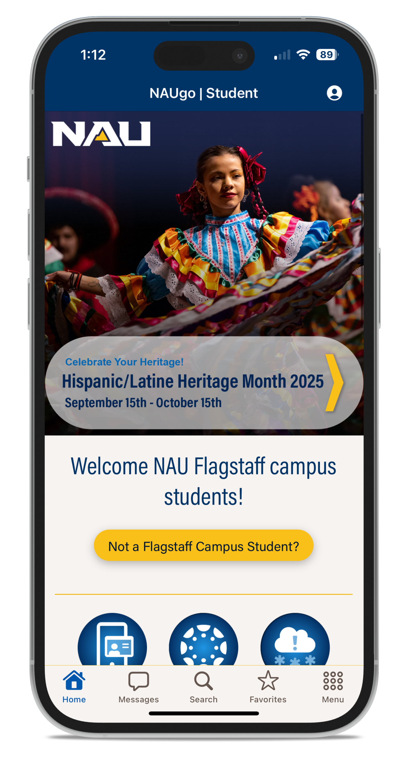NAUgo with Hispanic/Latine Heritage Month featured banner