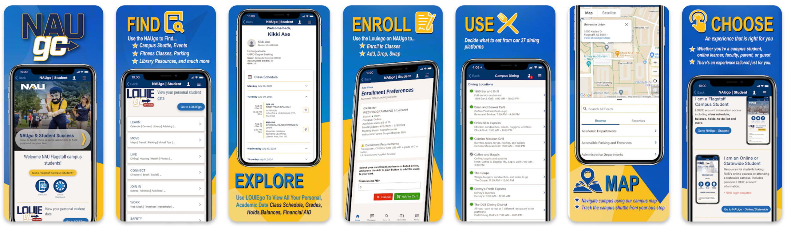 NAUgo screen compilation