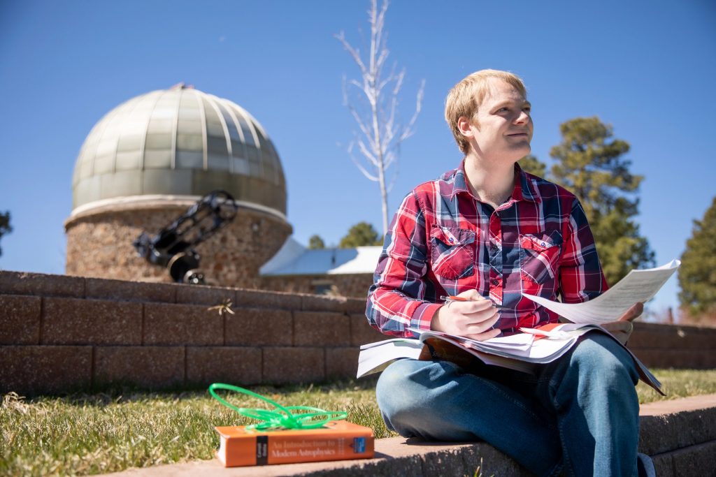 Will Oldroyd outside observatory