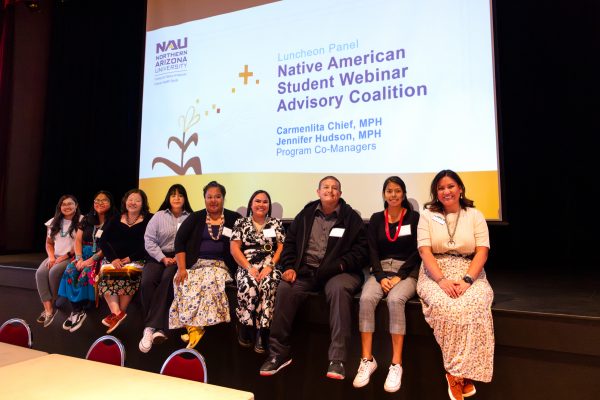 Group photo of NASWAC scholars and program co-managers