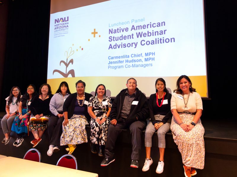 Group photo of NASWAC scholars and program co-managers