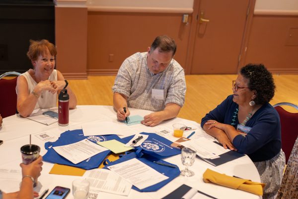 AICHEF attendees during the group discussion talking about strengths