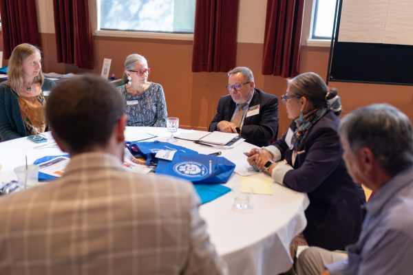 AICHEF attendees during the group discussion talking